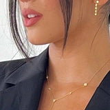 ICED TEARDROP EARRING