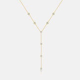 ICED TEARDROP NECKLACE