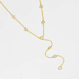 ICED TEARDROP NECKLACE