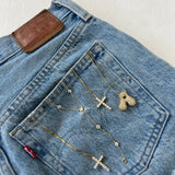 ICED TEARDROP NECKLACE